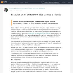 Estudiar en el extranjero: Nos vamos a Irlanda