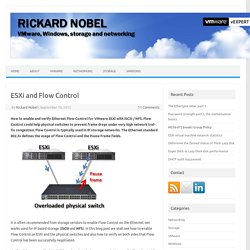 ESXi and Flow Control – Rickard Nobel