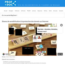 Séance de sensibilisation à la protection des données sur Internet (Besançon)