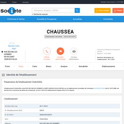 Etablissement CHAUSSEA à SAINT-JEAN-DU-FALGA (09100) sur SOCIETE.COM (33026769102670)