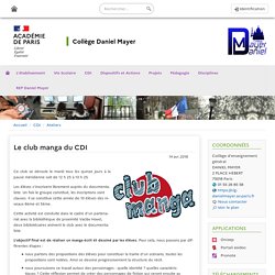 Etablissements de Paris - Le club manga du CDI