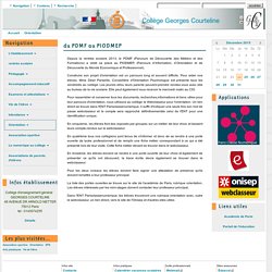 Etablissements de Paris - du PDMF au PIODMEP