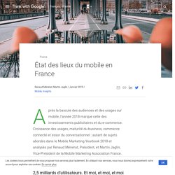 État des lieux du mobile en France