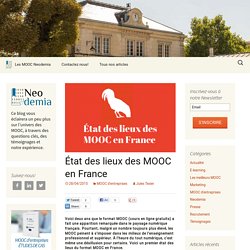 État des lieux des MOOC en France