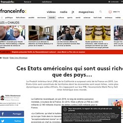 Etats américains riches comme pays