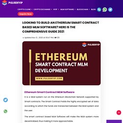 Ethereum Smart Contract MLM Development