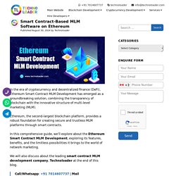 What makes Ethereum smart contract MLM development valuable?
