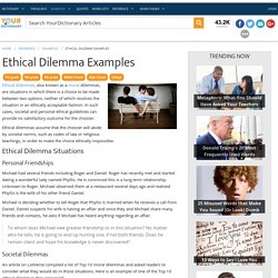 Ethical Dilemma Examples