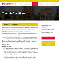 Get to Know All Term & Condition for Online Poland Visa Apply