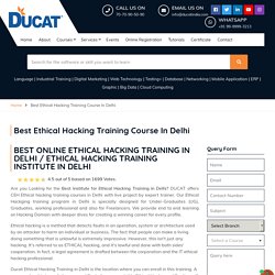 Ethical Hacking Training in Delhi