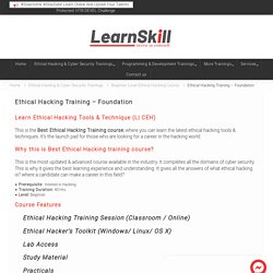 Best Ethical Hacking Training Course