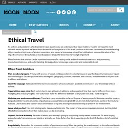 A Brief Guide to Ethical Travel