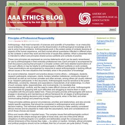 Ethics Blog » Full Text of the 2012 Ethics Statement