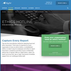 Ethics Hotline
