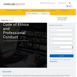 Code of Ethics and Professional Conduct