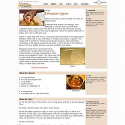 Ethiopian Injera Recipe