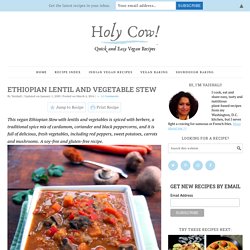 Ethiopian Lentil and Vegetable Stew