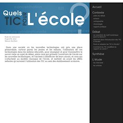 Éthique des TIC - Groupe ECOL2