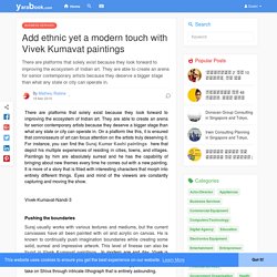 Add ethnic yet a modern touch with Vivek Kumavat paintings
