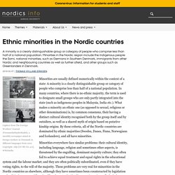 Ethnic minorities in the Nordic countries