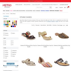 Ethnic Shoes for Women: Buy Women's Ethnic Shoes Online
