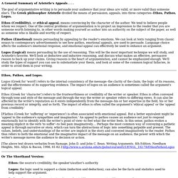 How to establish ethos in an essay image