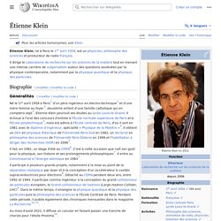 Étienne Klein - Wikipédia