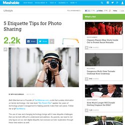 5 Etiquette Tips for Photo Sharing
