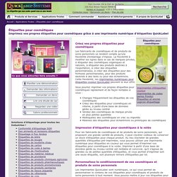 Imprimante d’étiquettes couleur QuickLabel