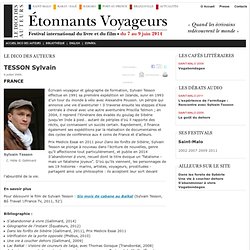 TESSON Sylvain - Etonnants-Voyageurs
