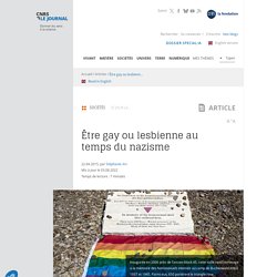 Être gay ou lesbienne au temps du nazisme