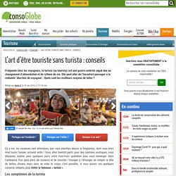 L'art d'être touriste sans turista : conseils