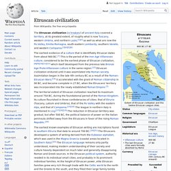 Etruscan civilization