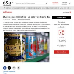 Étude de cas marketing - Le SWOT de Kusmi Tea
