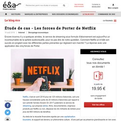 Étude de cas - Les forces de Porter de Netflix - blog Etudes-et-analyses.com
