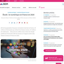 Étude : le numérique en France en 2020