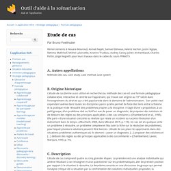 Etude de cas | Outil d'aide à la scénarisation