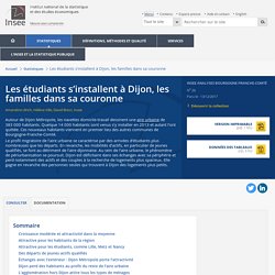 Les étudiants s’installent à Dijon, les familles dans sa couronne - Insee Analyses Bourgogne-Franche-Comté - 26