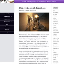 Des étudiants et des robots