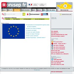 Onisep.fr > Etudier en Europe