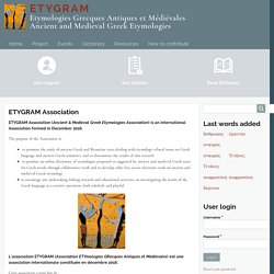 ETYGRAM Association
