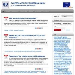 EU Careers info