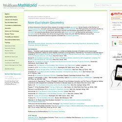 Non-Euclidean Geometry