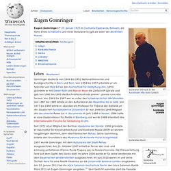 Eugen Gomringer