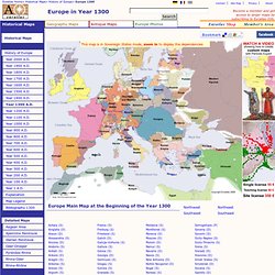 Periodis Web - Map of Europe in Year 1300