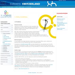 SWITZERLAND: 1.4 Customs