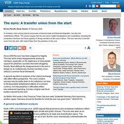The euro: A transfer union from the start