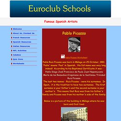 Euroclub Schools - Pablo Picasso