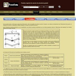 Freelem - Eurocode 3 - Classification des sections