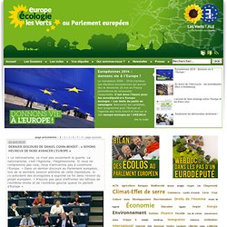 Les eurodéputés Europe Écologie